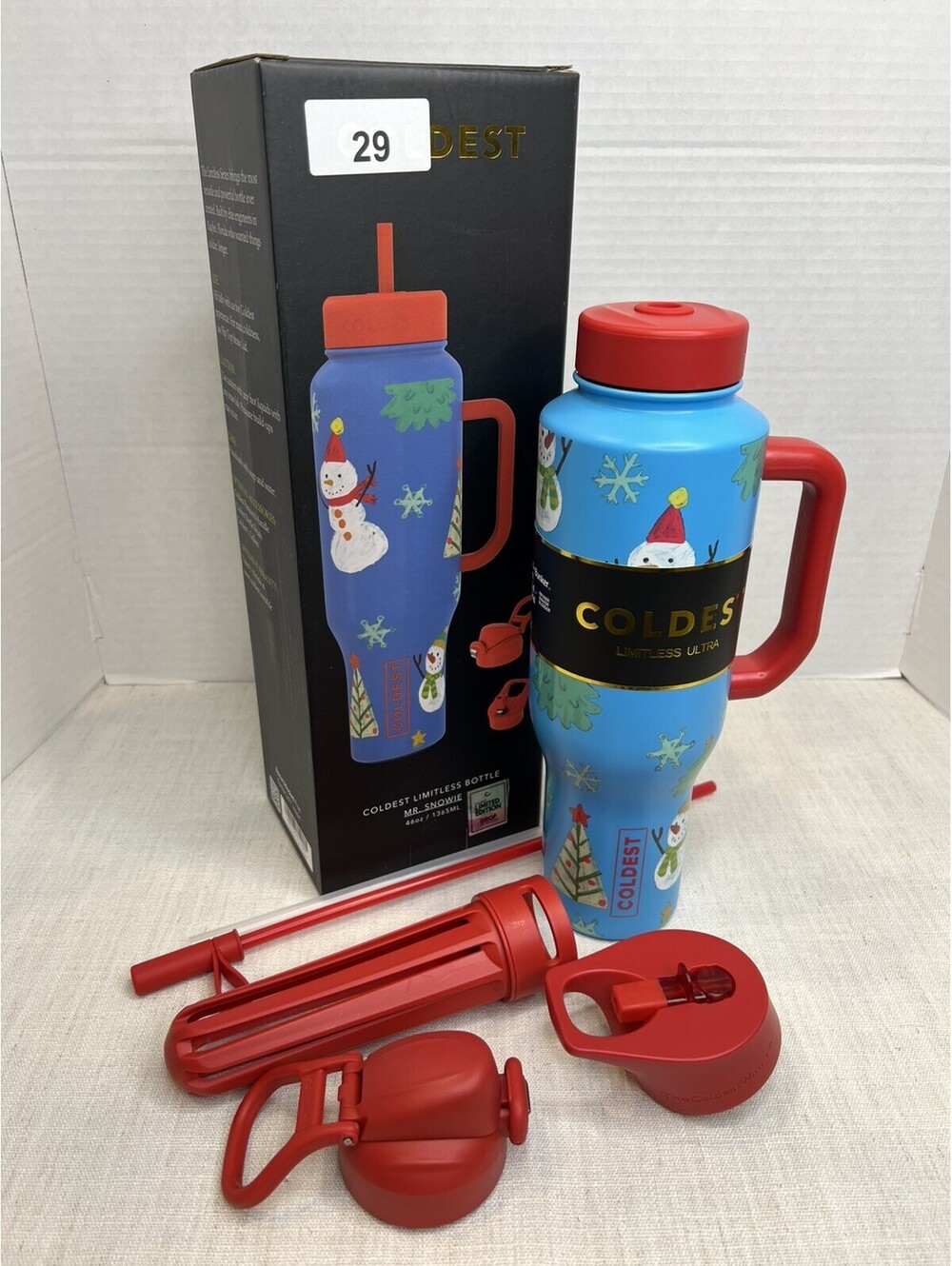 *Rare* Mr. Snowie  - Coldest Limitless 46oz Bottle